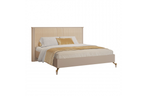 Кровать двуспальная Мадрид (бежевый) 160x200