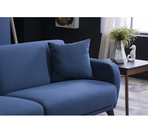 Трехместный Диван-кровать Flexy Флекси (синий)