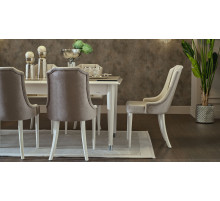 Обеденный стол раздвижной Gravita (Гравита) GRAV-14 слоновая кость