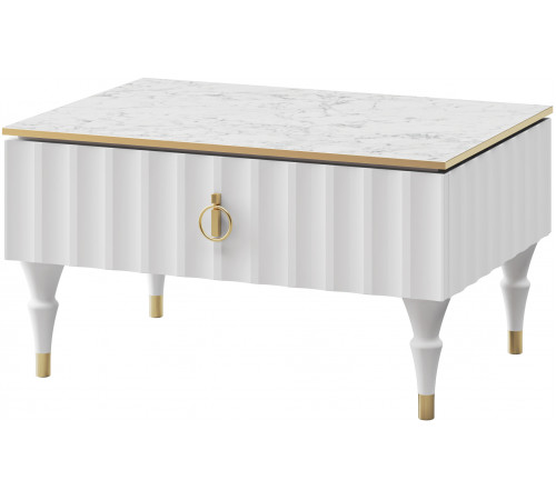 Журнальный столик Лоренсо МН-043-38 белый