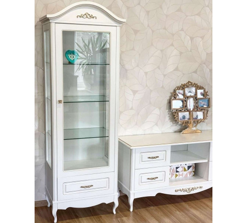 Шкаф-витрина для посуды Авиньон MUR-111-12 одностворчатый