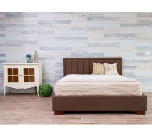 Двуспальная кровать Лайм MUR-IK-LIME с мягкой спинкой