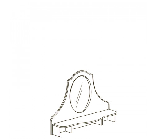 Зеркало для комода Алиса 557